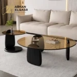 طقم طاولات قهوة بتصميم حديث