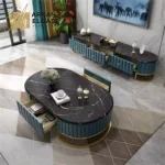 ⁦طقم طاولة مجلس مع طاولة تلقزيون⁩ - الصورة ⁦12⁩