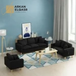 طقم جلوس كنب بتصميم راقي متعدد الألوان