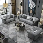 طقم كنب مميز بتصميم أنيق وراحة فائقة