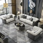 طقم كنب مميز بتصميم أنيق وراحة فائقة