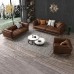 طقم كنب بتصميم ايطالي فاخر