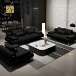 طقم كنب بتصميم منخفض مميز