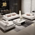 طقم كنب بتصميم منخفض مميز