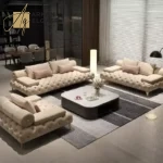 طقم كنب بتصميم منخفض مميز