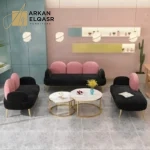 طقم كنب مودرن بتصميم سحابي مميز