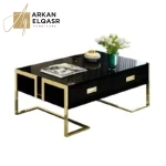 طقم طاولات تلفزيون وقهوة فاخرة