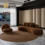 طقم كنب مميز متعدد مع طاولة قهوة