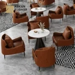 طقم كراسي وطاولة مخصص للكافيهات