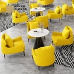 طقم كراسي وطاولة مخصص للكافيهات