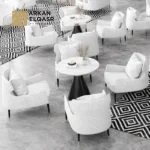 طقم كراسي وطاولة مخصص للكافيهات