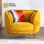 كرسي مفرد مميز بتصميم دائري