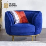 كرسي مفرد مميز بتصميم دائري