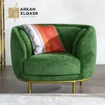 كرسي مفرد مميز بتصميم دائري