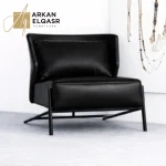 كرسي مفرد فاخر مصمم بأرقى خامات الجلد الإيطالي