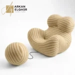 كرسي استرخاء بتصميم جذاب