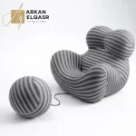 كرسي استرخاء بتصميم جذاب