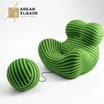 كرسي استرخاء بتصميم جذاب