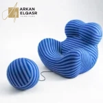 كرسي استرخاء بتصميم جذاب