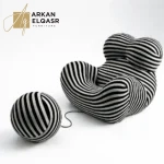 كرسي استرخاء بتصميم جذاب