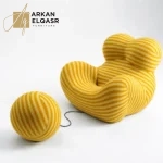 كرسي استرخاء بتصميم جذاب