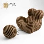 كرسي استرخاء بتصميم جذاب