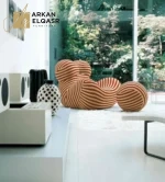 كرسي استرخاء بتصميم جذاب