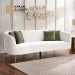 كنبة مخملية بتصميم مريح و مودرن