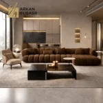 كنب زاوية مريح بتصميم مميز و فاخر