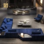 كنب زاوية مودرن مميزة بتصميم فاخر وانيق