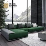 كنب زاوية بتصميم منخفض مودرن