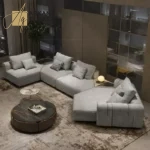 كنب زاوية مودرن مميزة بتصميم فاخر وانيق