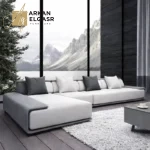 كنب زاوية بتصميم منخفض مودرن