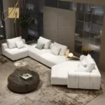 كنب زاوية مودرن مميزة بتصميم فاخر وانيق