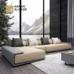 كنب زاوية بتصميم منخفض مودرن