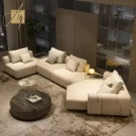 كنب زاوية مودرن مميزة بتصميم فاخر وانيق