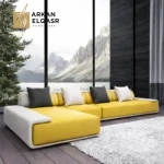 كنب زاوية بتصميم منخفض مودرن