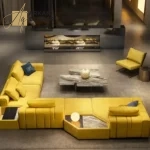 كنب زاوية مودرن مميزة بتصميم فاخر وانيق