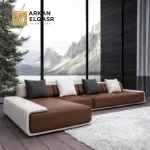 كنب زاوية بتصميم منخفض مودرن