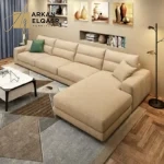 كنب زاويه قماش اوروبي