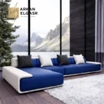 كنب زاوية بتصميم منخفض مودرن