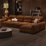 كنب زاوية بتصميم ظهر مريح