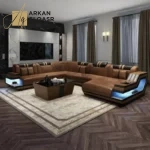 كنب زاوية مودرن فخم بتصميم عصري