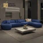 كنب زاوية دائري بتصميم مميز وحديث
