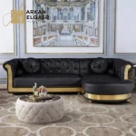 كنب زاوية علي الطراز الغربي