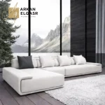 كنب زاوية بتصميم منخفض مودرن