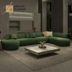 كنب زاوية دائري بتصميم مميز وحديث