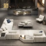 كنب زاوية مودرن مميزة بتصميم فاخر وانيق