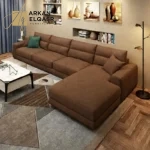 كنب زاويه قماش اوروبي