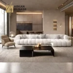 كنب زاوية مريح بتصميم مميز و فاخر